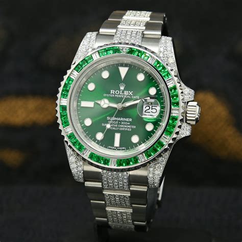 iced out hulk rolex|rolex iced out watch.